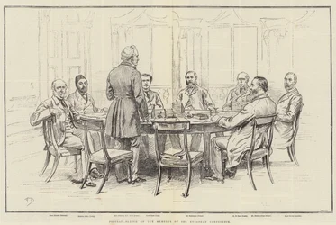 Portret-Schets van de Leden van de Europese Conferentie